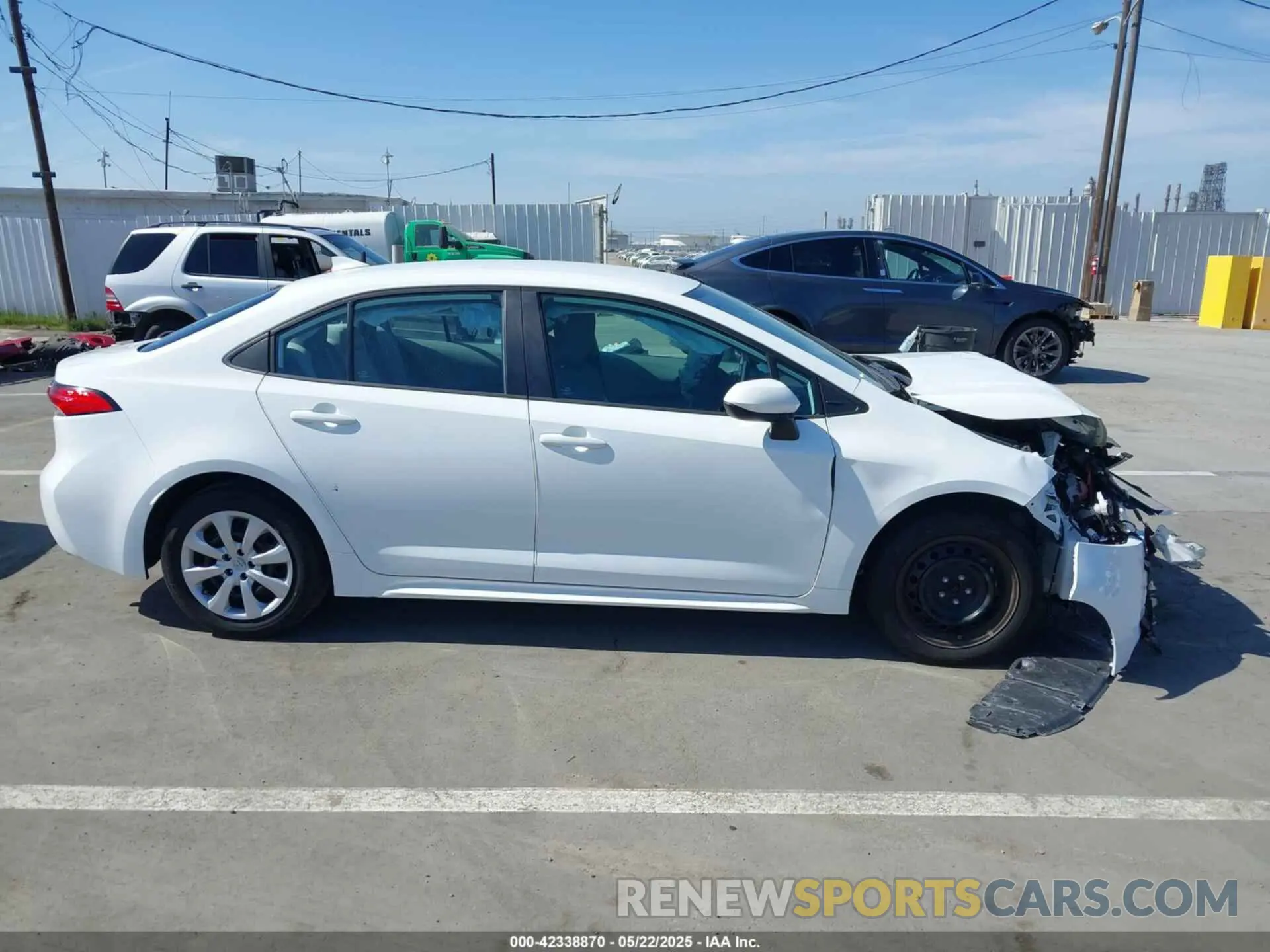 14 fotografías del automóvil dañado 5YFEPRAE3LP039367 TOYOTA COROLLA 2020