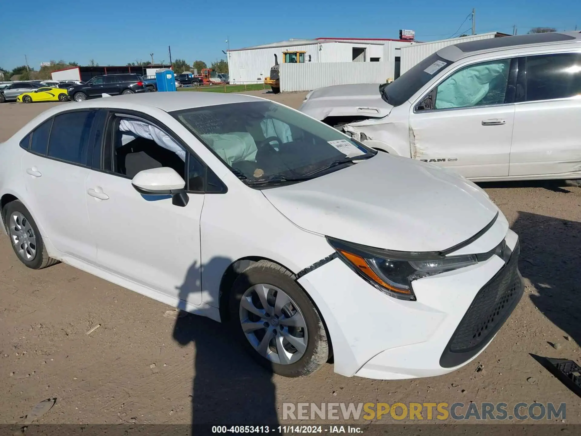 1 fotografías del automóvil dañado 5YFEPRAE3LP047405 TOYOTA COROLLA 2020