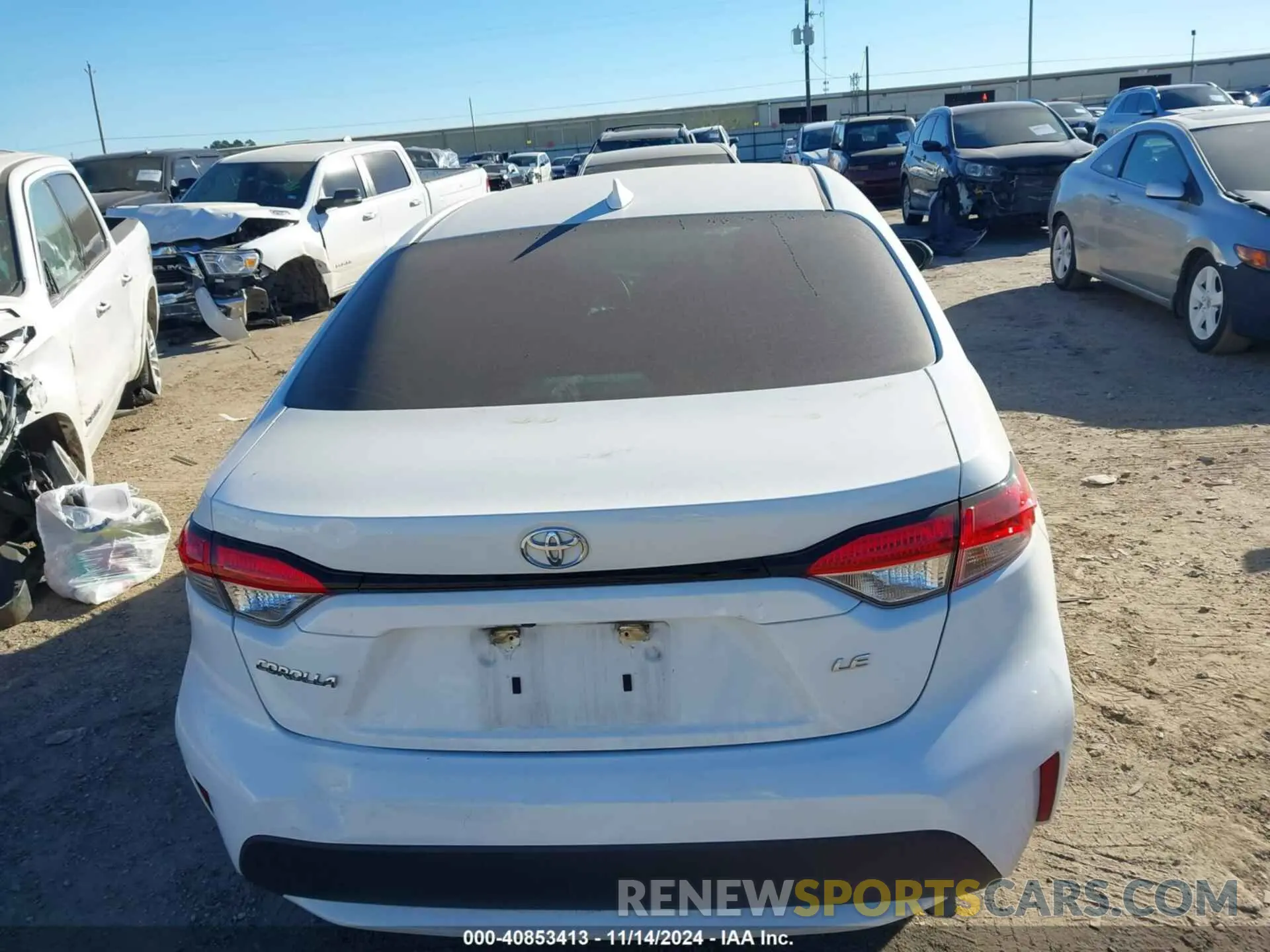 16 fotografías del automóvil dañado 5YFEPRAE3LP047405 TOYOTA COROLLA 2020