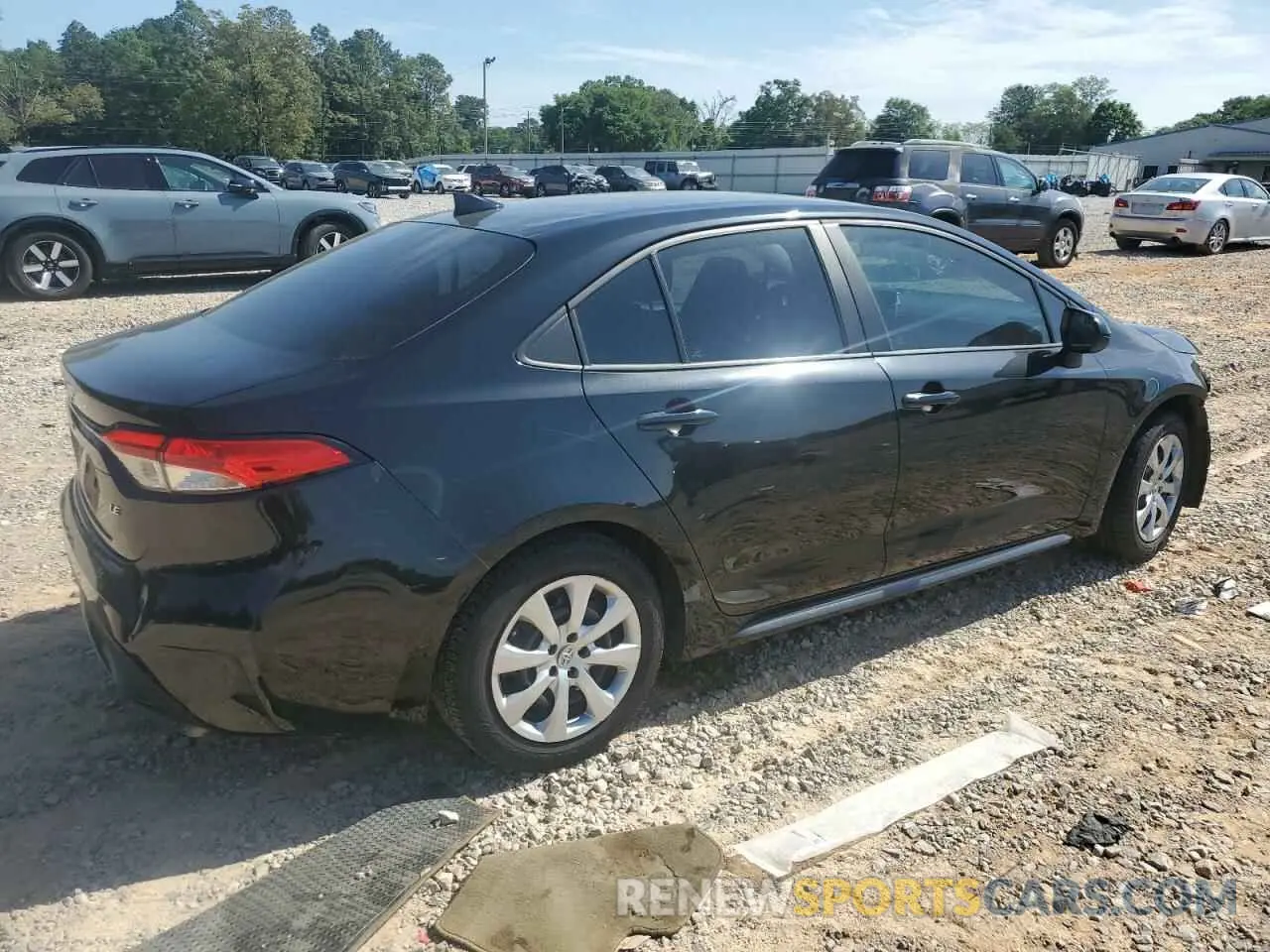 3 fotografías del automóvil dañado 5YFEPRAE3LP056105 TOYOTA COROLLA 2020