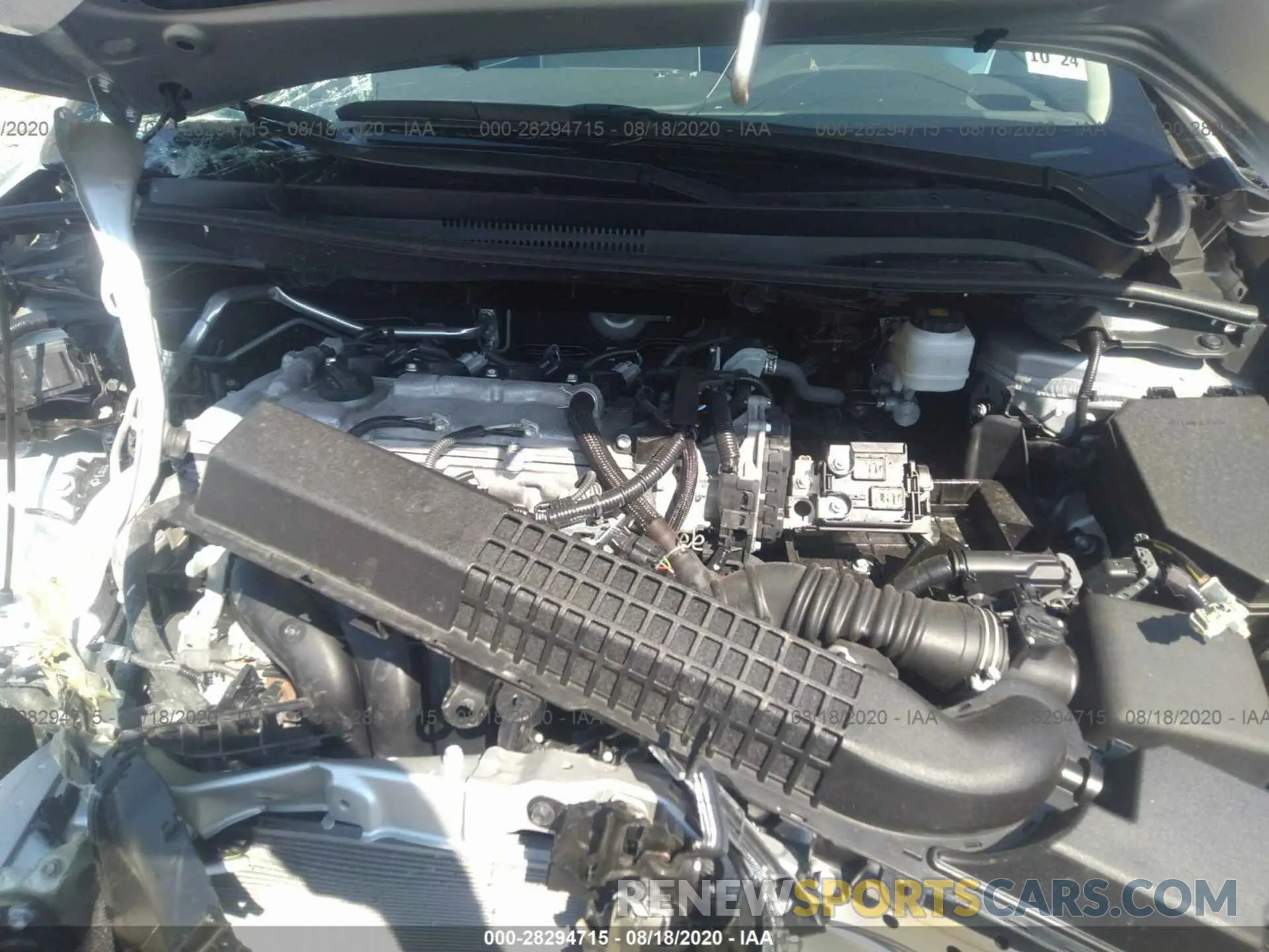 10 fotografías del automóvil dañado 5YFEPRAE3LP061210 TOYOTA COROLLA 2020