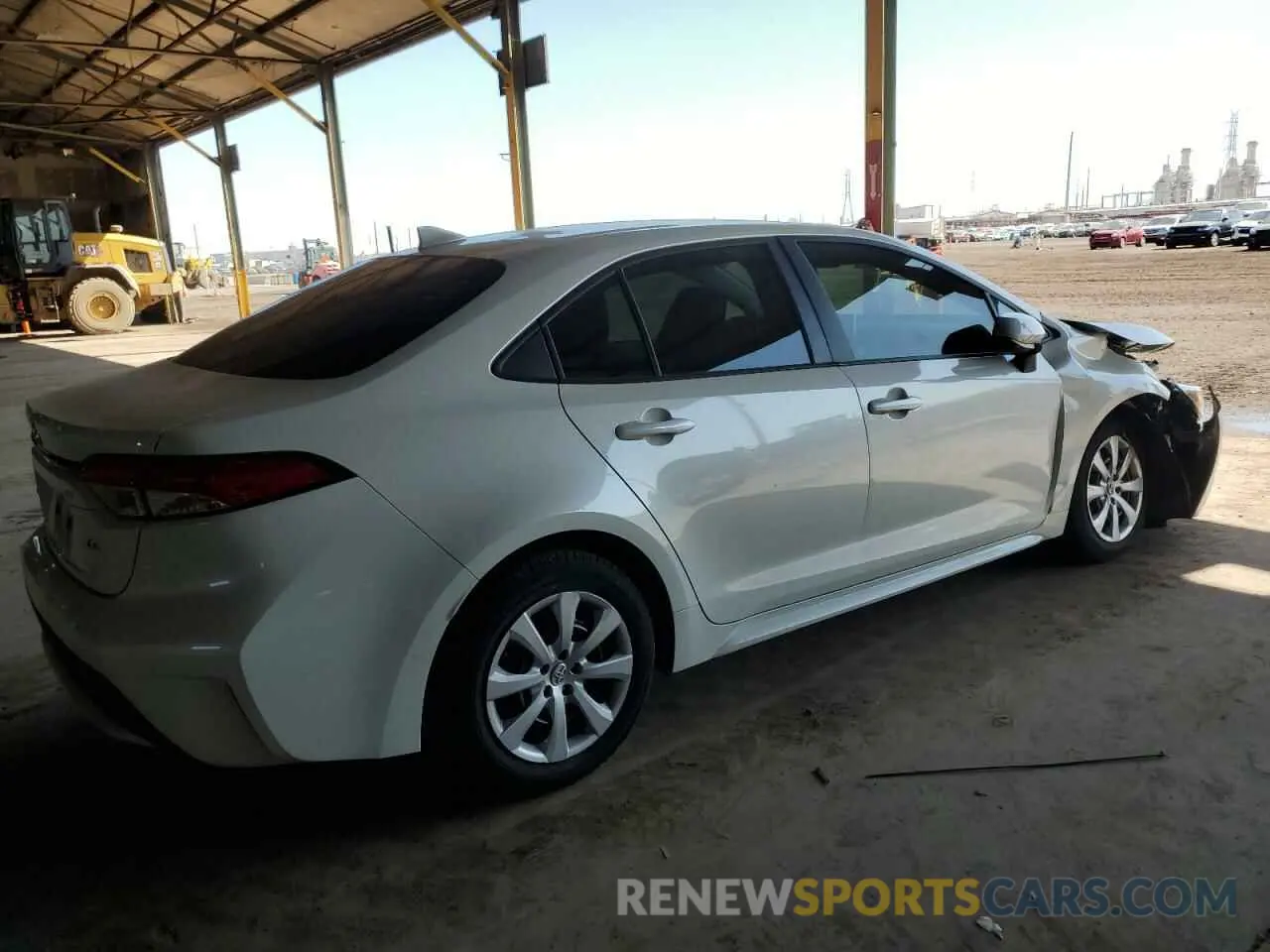 3 fotografías del automóvil dañado 5YFEPRAE3LP061711 TOYOTA COROLLA 2020
