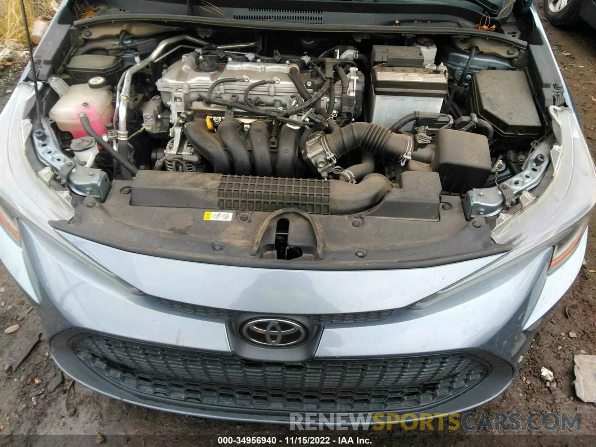 10 fotografías del automóvil dañado 5YFEPRAE3LP062115 TOYOTA COROLLA 2020