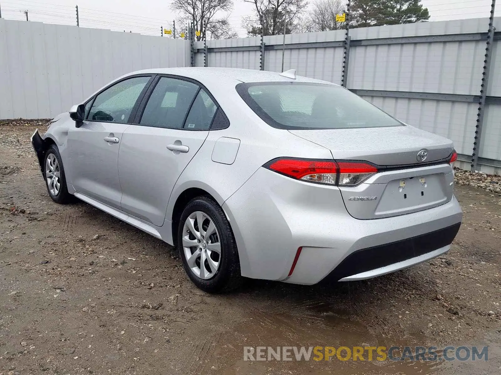 3 fotografías del automóvil dañado 5YFEPRAE3LP062339 TOYOTA COROLLA 2020