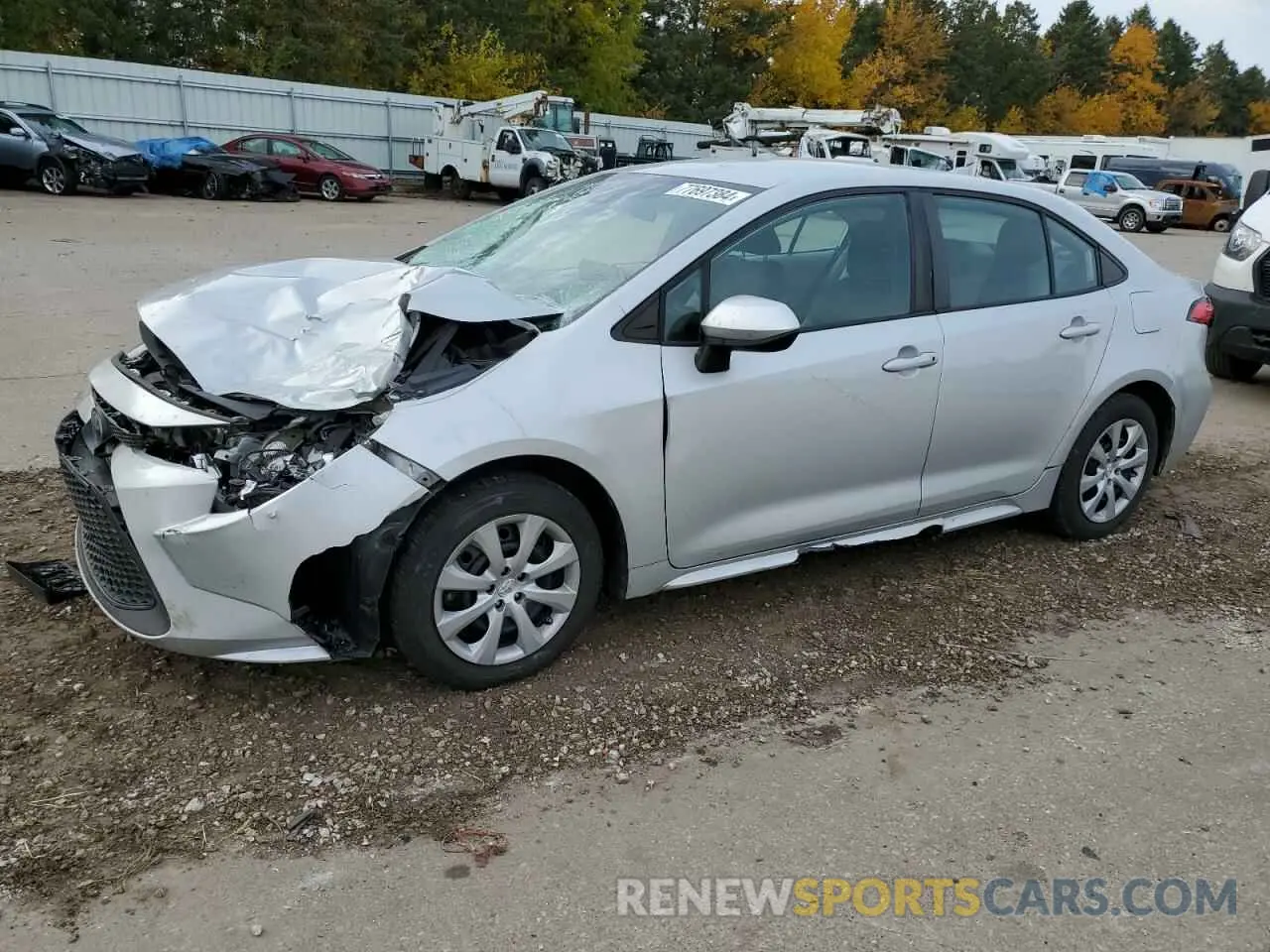 1 fotografías del automóvil dañado 5YFEPRAE3LP068416 TOYOTA COROLLA 2020