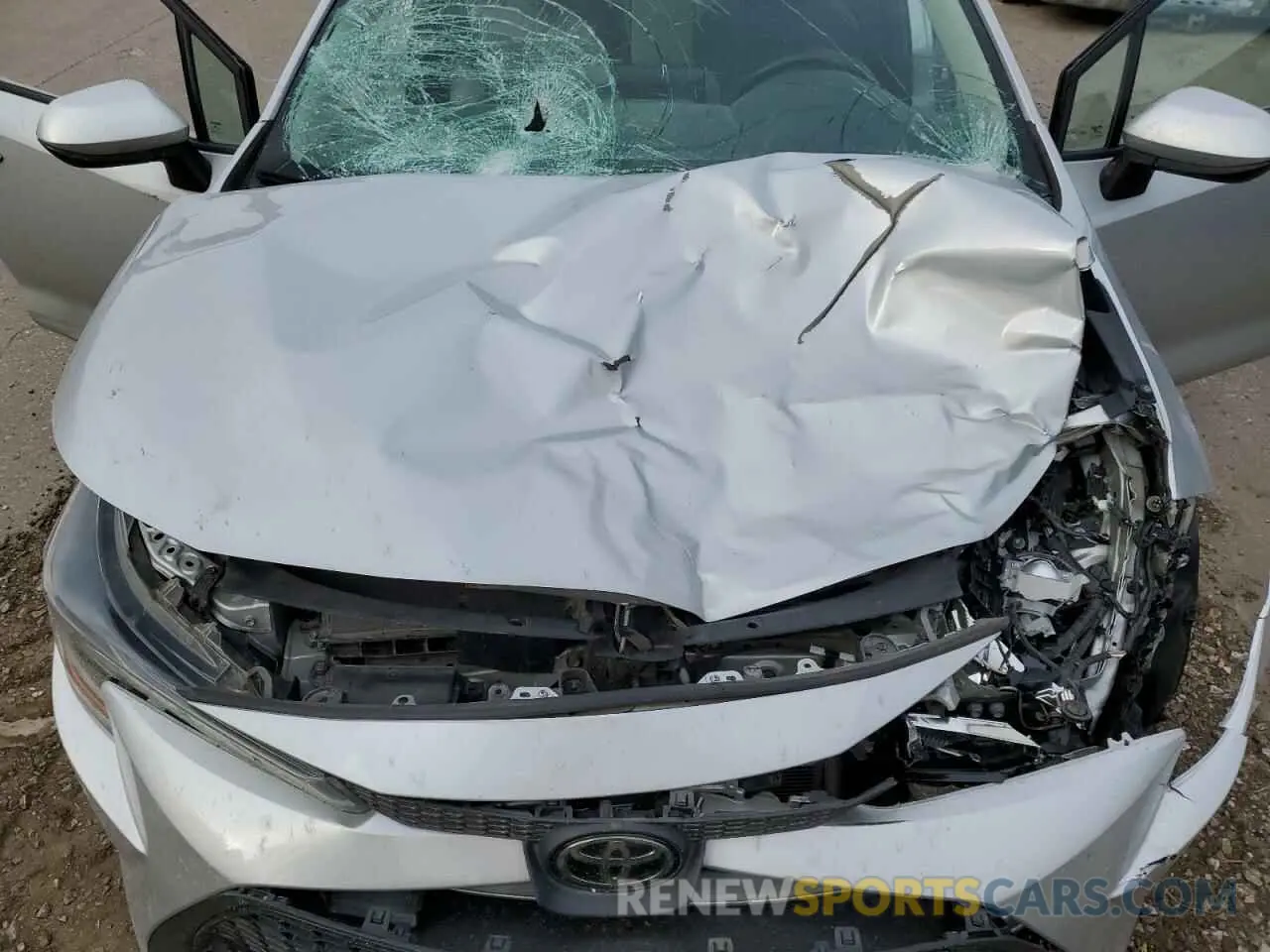 11 fotografías del automóvil dañado 5YFEPRAE3LP068416 TOYOTA COROLLA 2020