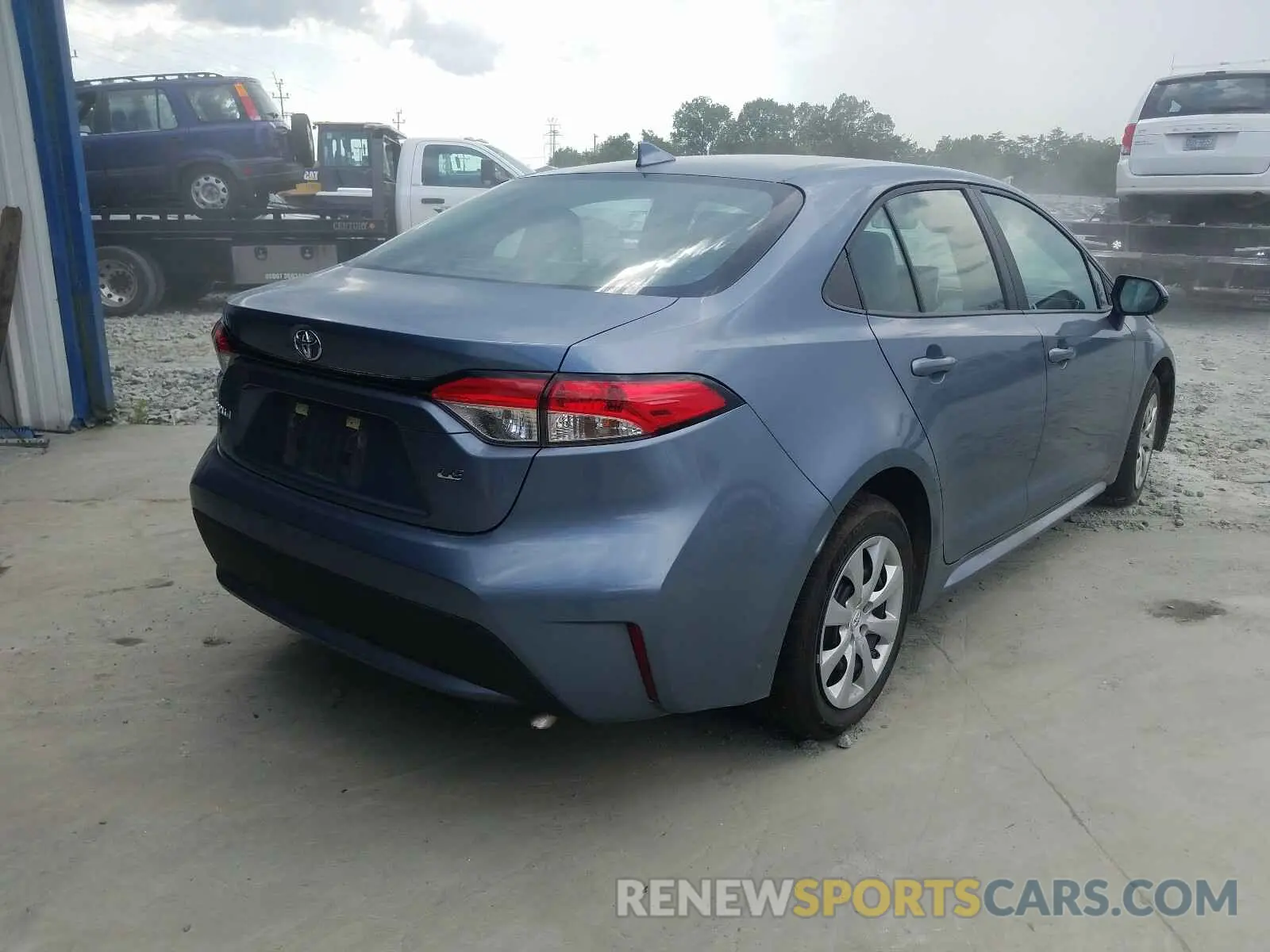 4 fotografías del automóvil dañado 5YFEPRAE3LP068870 TOYOTA COROLLA 2020