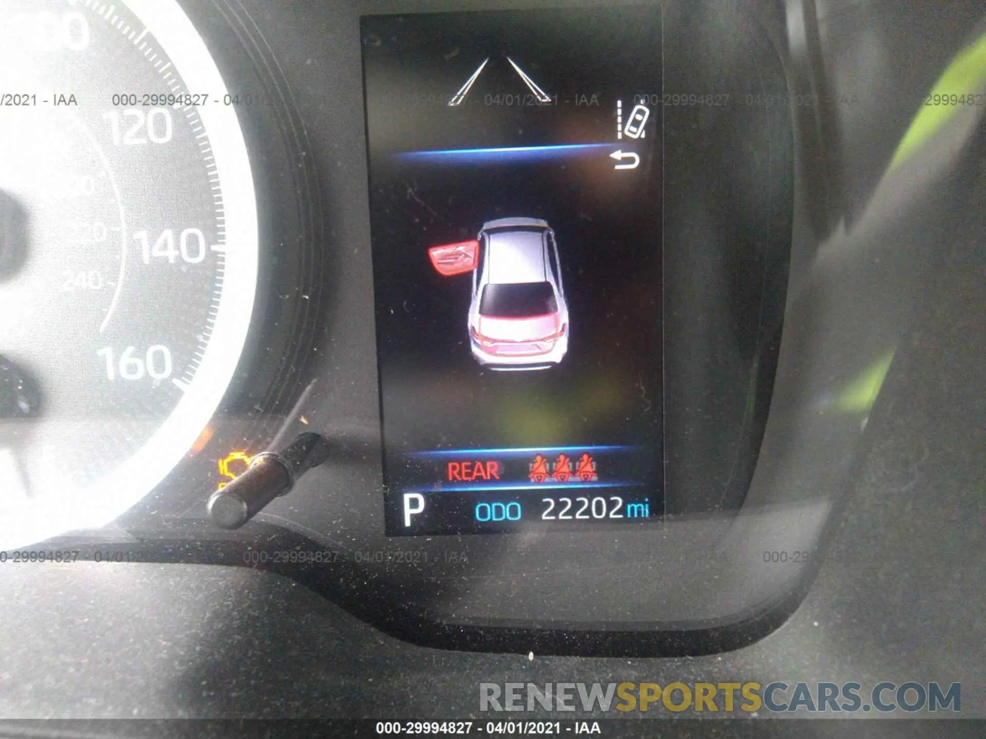 7 fotografías del automóvil dañado 5YFEPRAE3LP070084 TOYOTA COROLLA 2020