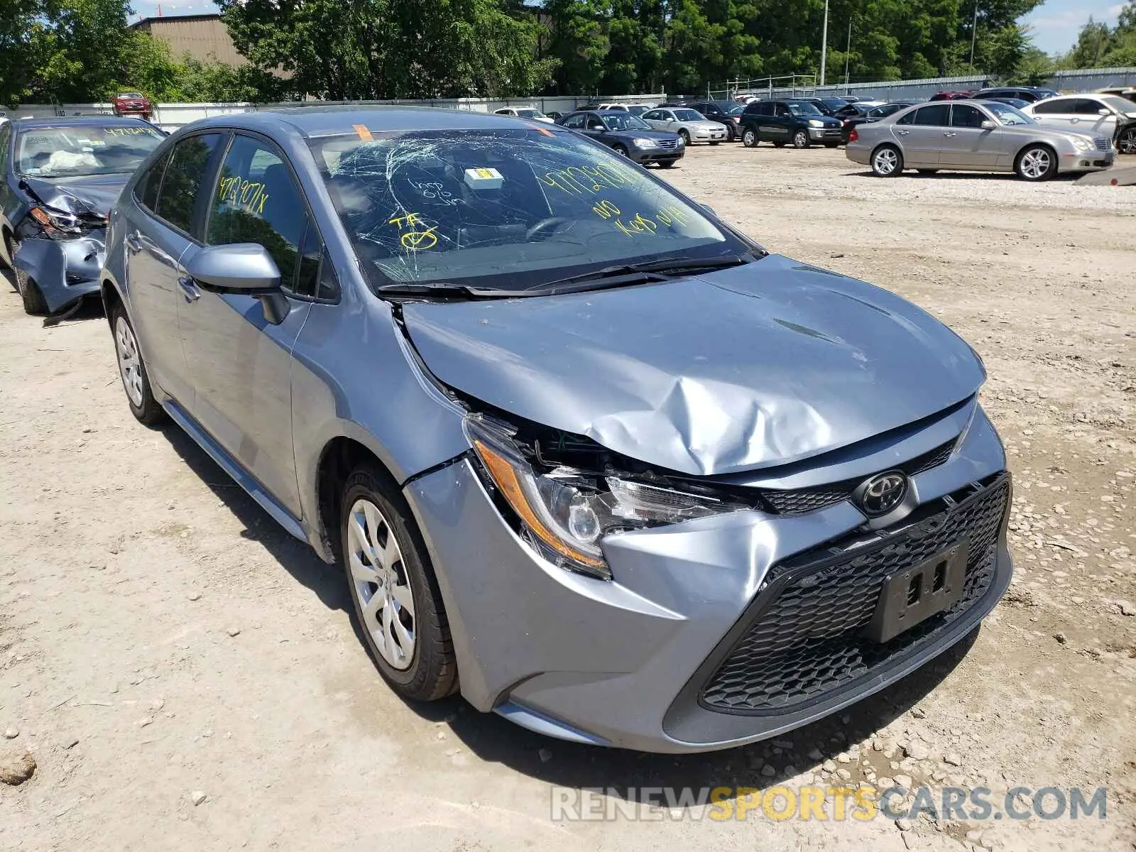 1 fotografías del automóvil dañado 5YFEPRAE3LP078122 TOYOTA COROLLA 2020