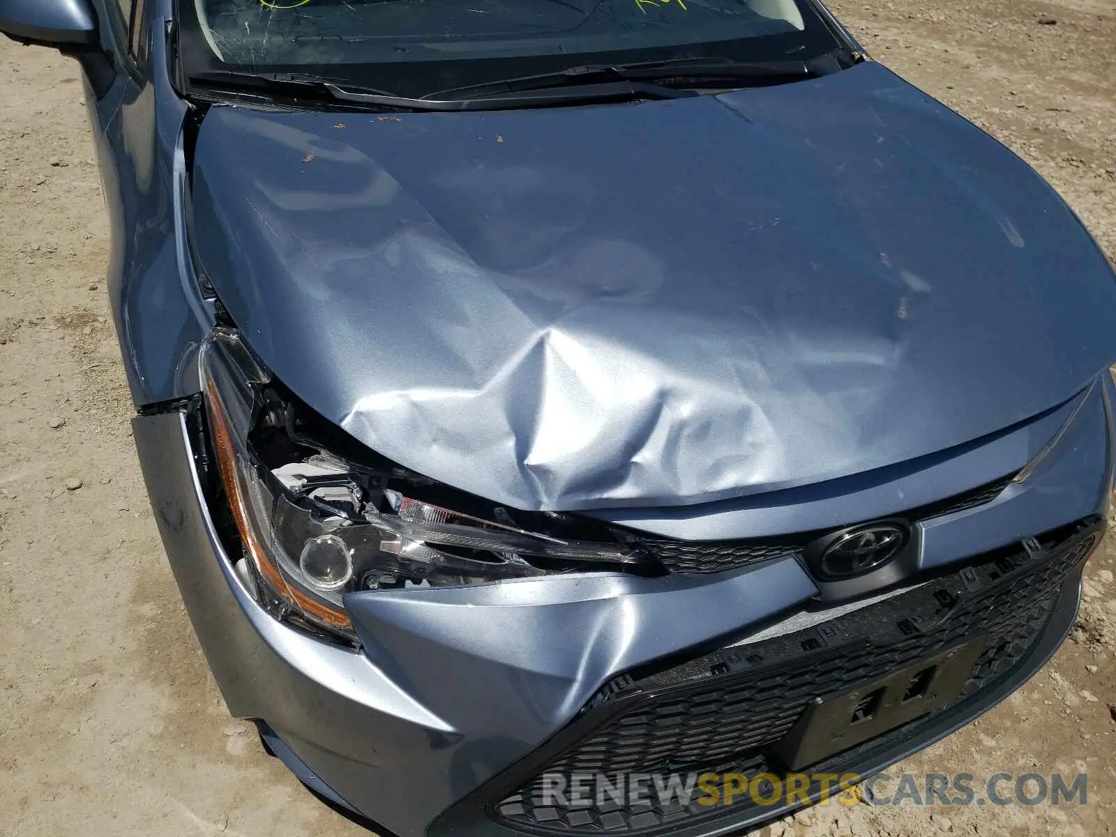 9 fotografías del automóvil dañado 5YFEPRAE3LP078122 TOYOTA COROLLA 2020