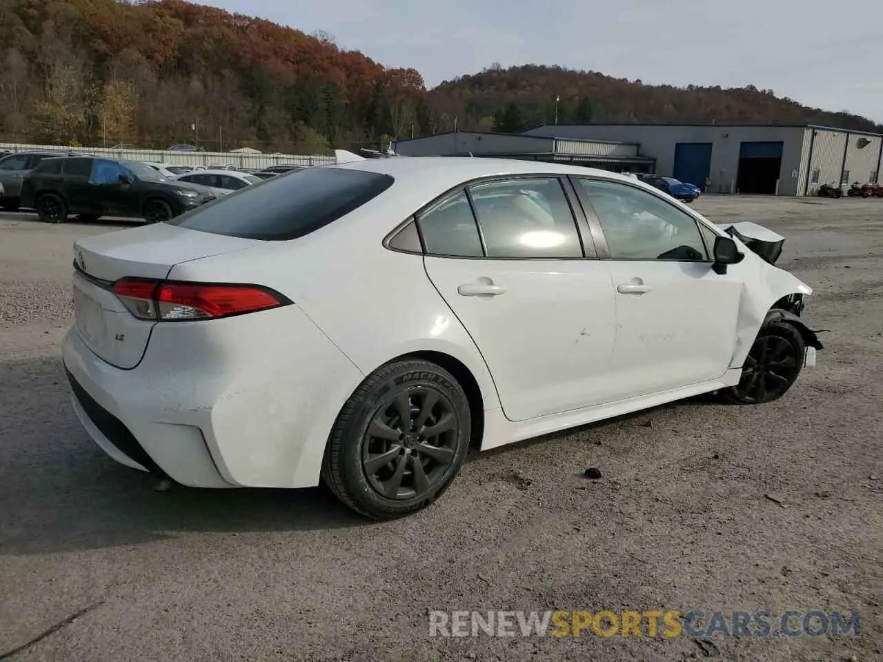 3 fotografías del automóvil dañado 5YFEPRAE3LP089573 TOYOTA COROLLA 2020