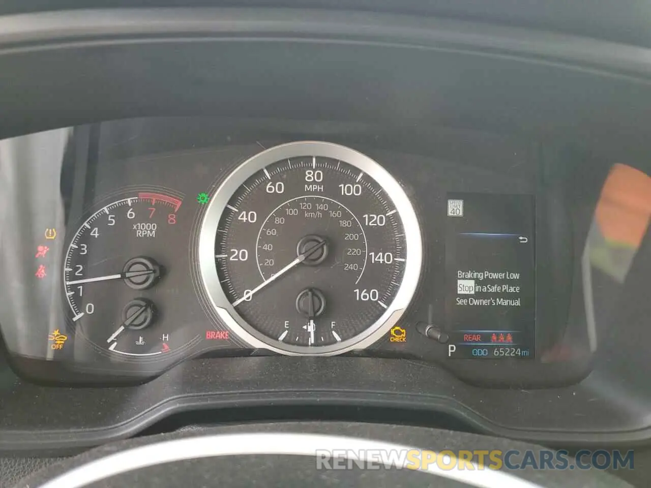 9 fotografías del automóvil dañado 5YFEPRAE3LP089573 TOYOTA COROLLA 2020