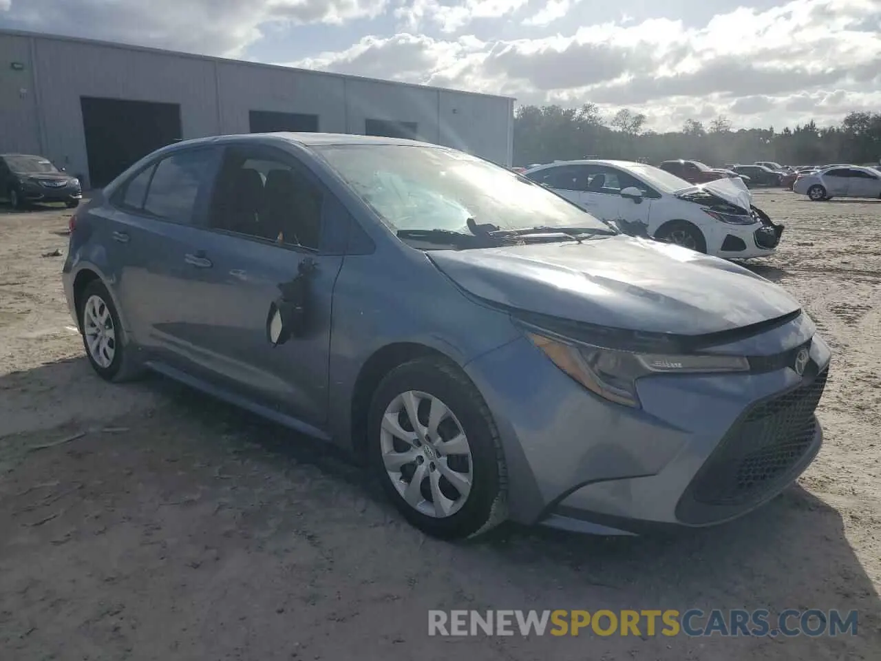 4 fotografías del automóvil dañado 5YFEPRAE3LP101527 TOYOTA COROLLA 2020