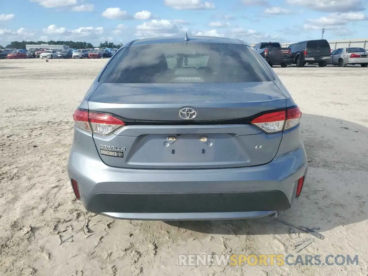 6 fotografías del automóvil dañado 5YFEPRAE3LP101527 TOYOTA COROLLA 2020