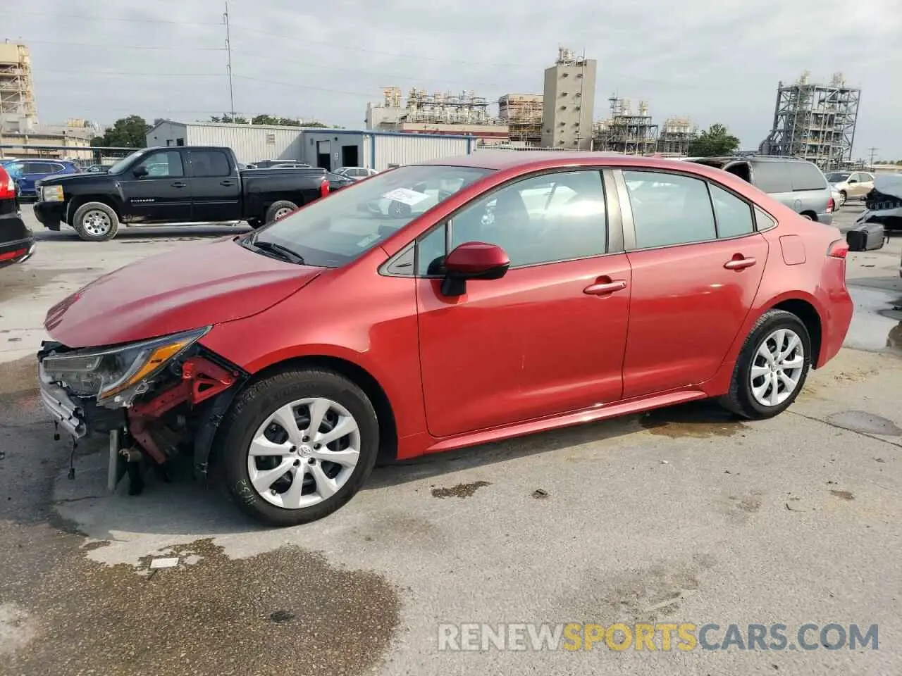 1 fotografías del automóvil dañado 5YFEPRAE3LP102550 TOYOTA COROLLA 2020
