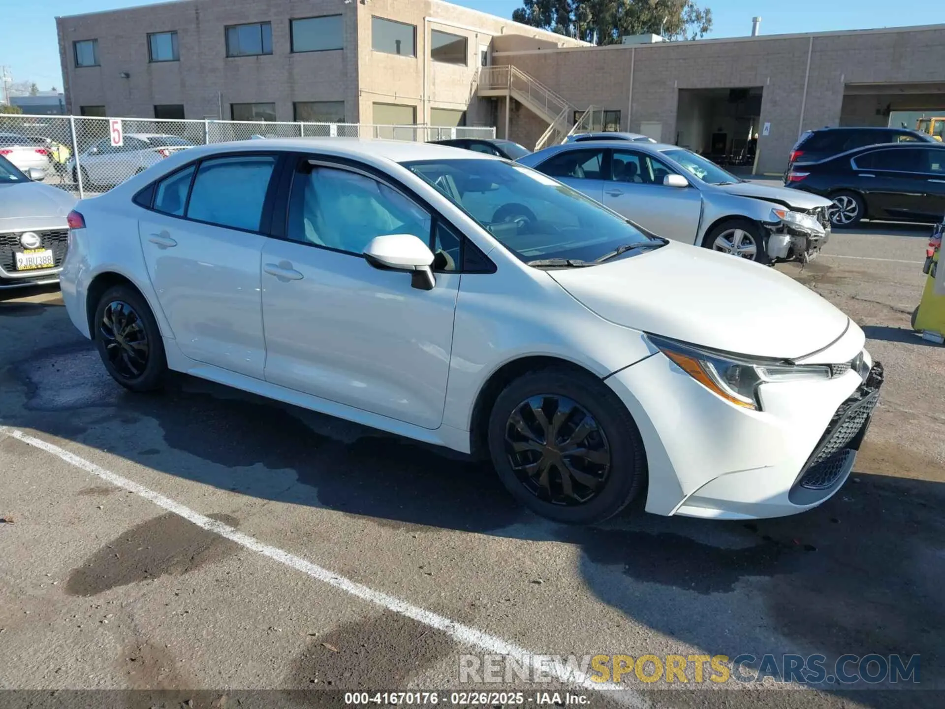 1 fotografías del automóvil dañado 5YFEPRAE3LP111488 TOYOTA COROLLA 2020
