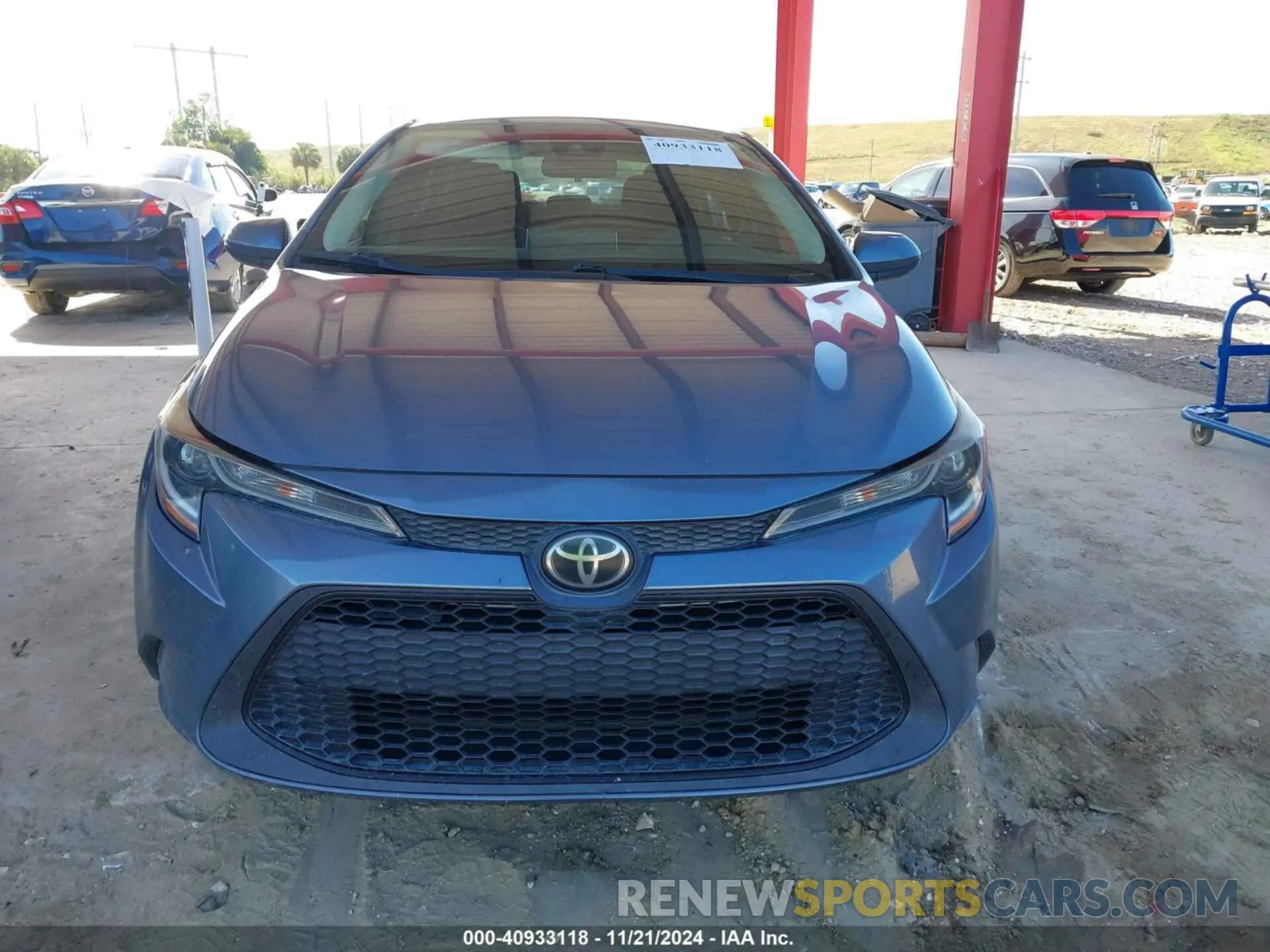 12 fotografías del automóvil dañado 5YFEPRAE3LP115458 TOYOTA COROLLA 2020