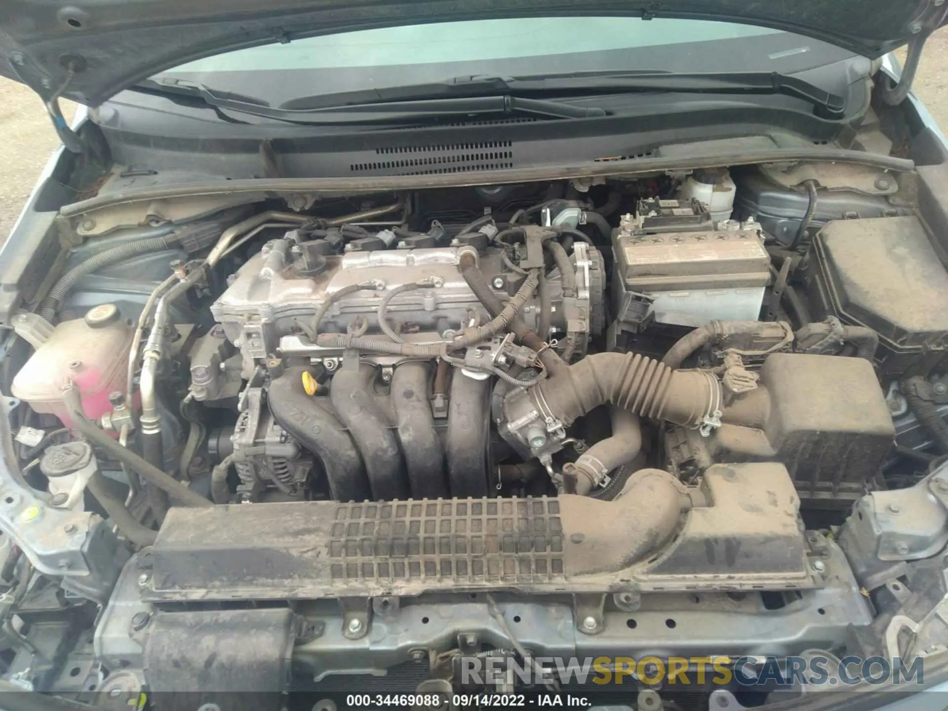 10 fotografías del automóvil dañado 5YFEPRAE3LP117677 TOYOTA COROLLA 2020