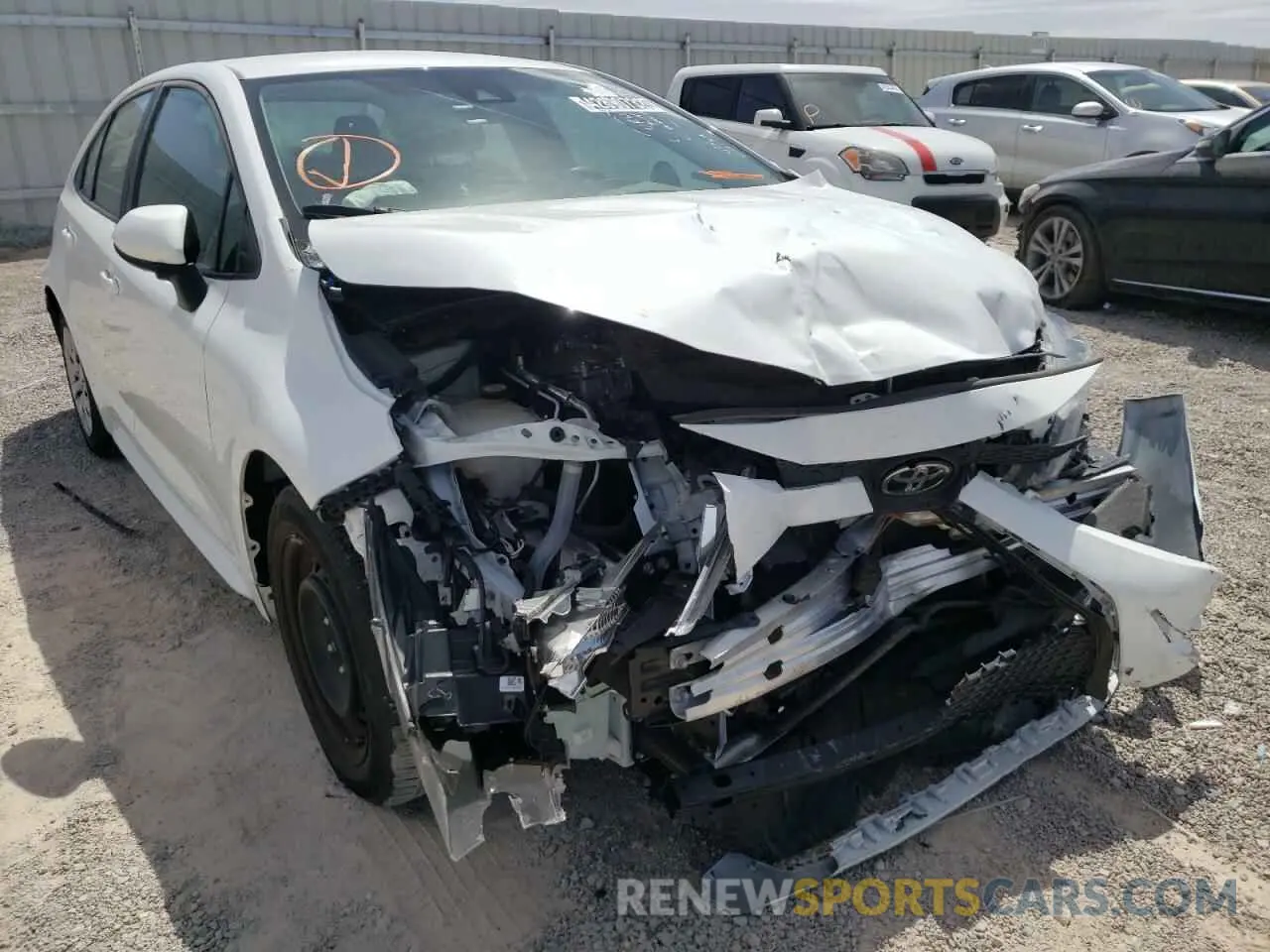 1 fotografías del automóvil dañado 5YFEPRAE3LP118134 TOYOTA COROLLA 2020