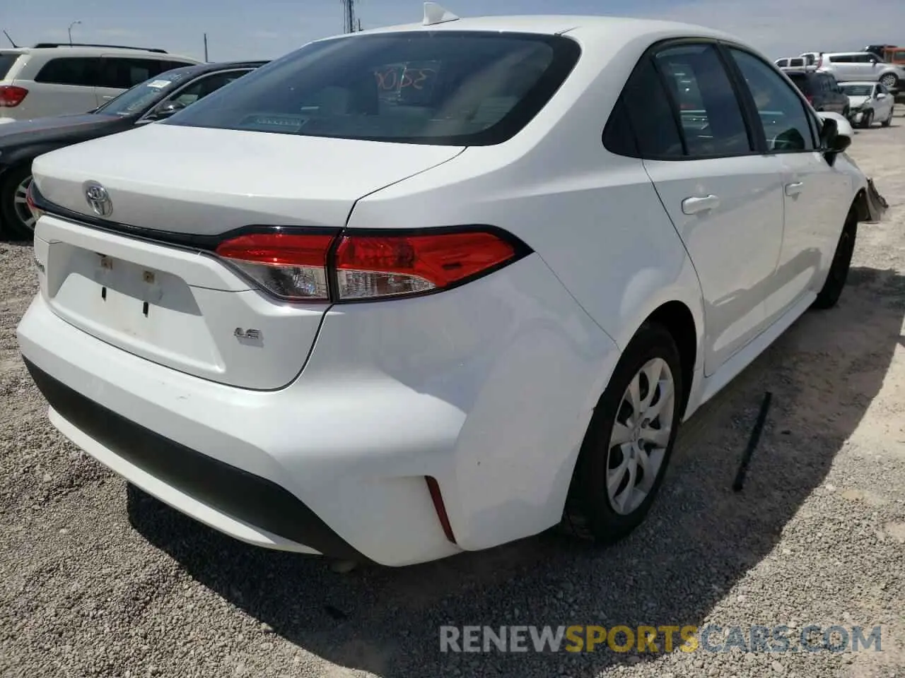 4 fotografías del automóvil dañado 5YFEPRAE3LP118134 TOYOTA COROLLA 2020