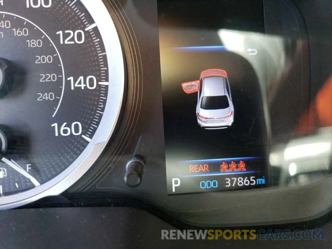 8 fotografías del automóvil dañado 5YFEPRAE3LP120143 TOYOTA COROLLA 2020