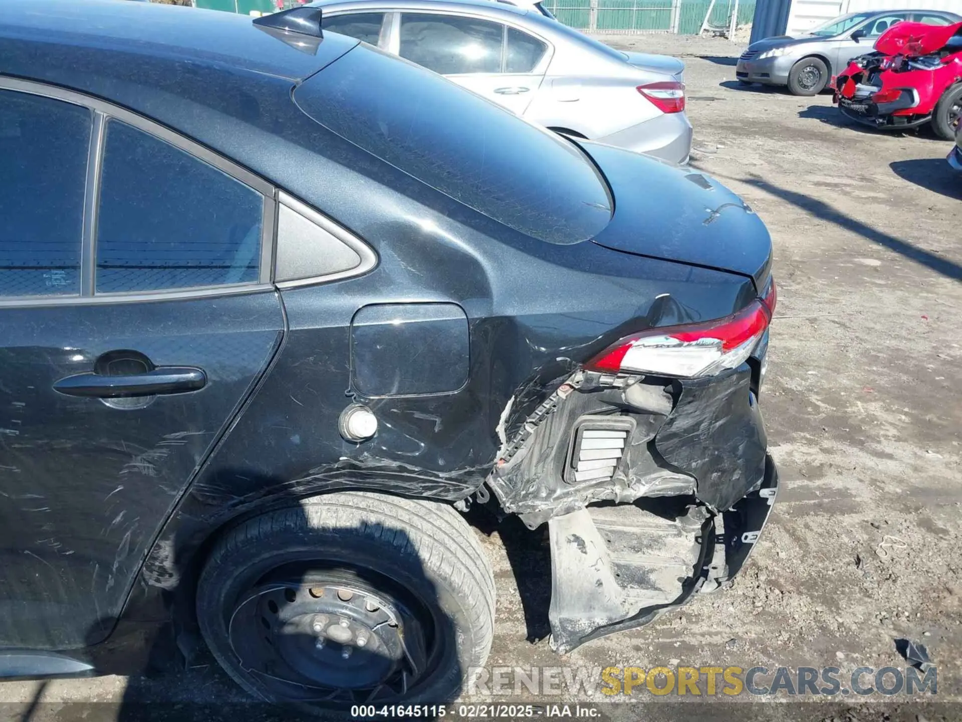 6 fotografías del automóvil dañado 5YFEPRAE3LP126010 TOYOTA COROLLA 2020