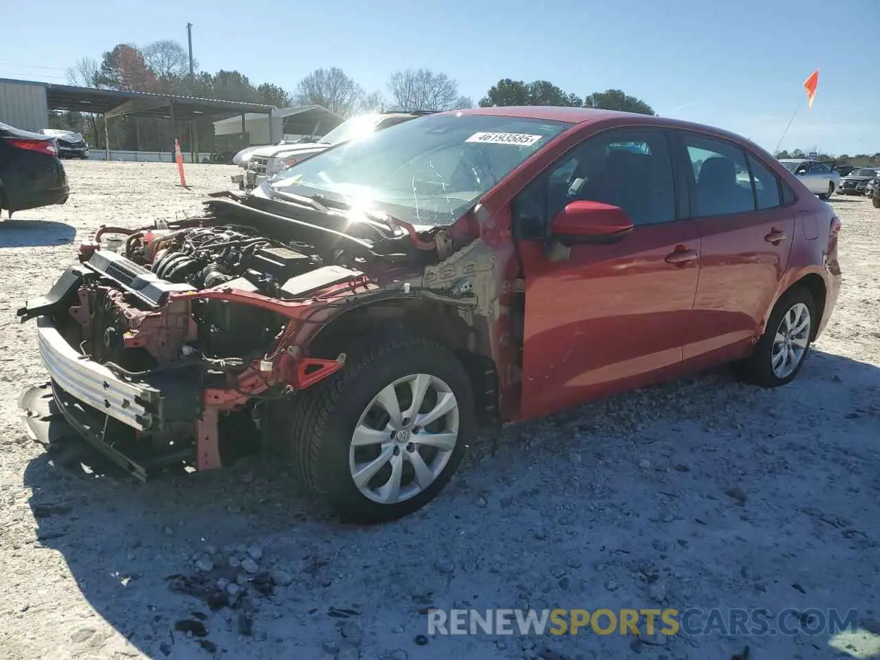 1 fotografías del automóvil dañado 5YFEPRAE3LP128548 TOYOTA COROLLA 2020