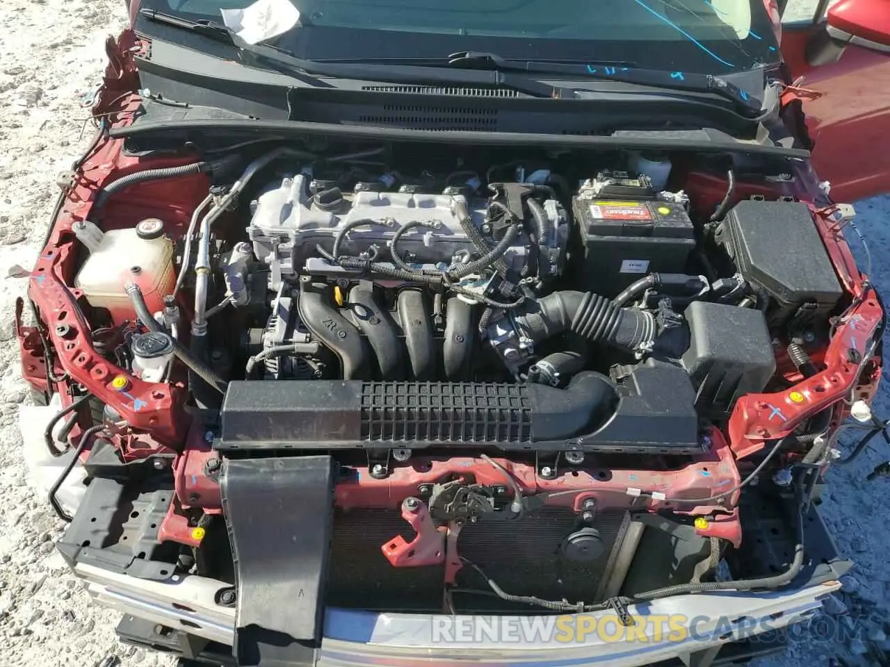 11 fotografías del automóvil dañado 5YFEPRAE3LP128548 TOYOTA COROLLA 2020