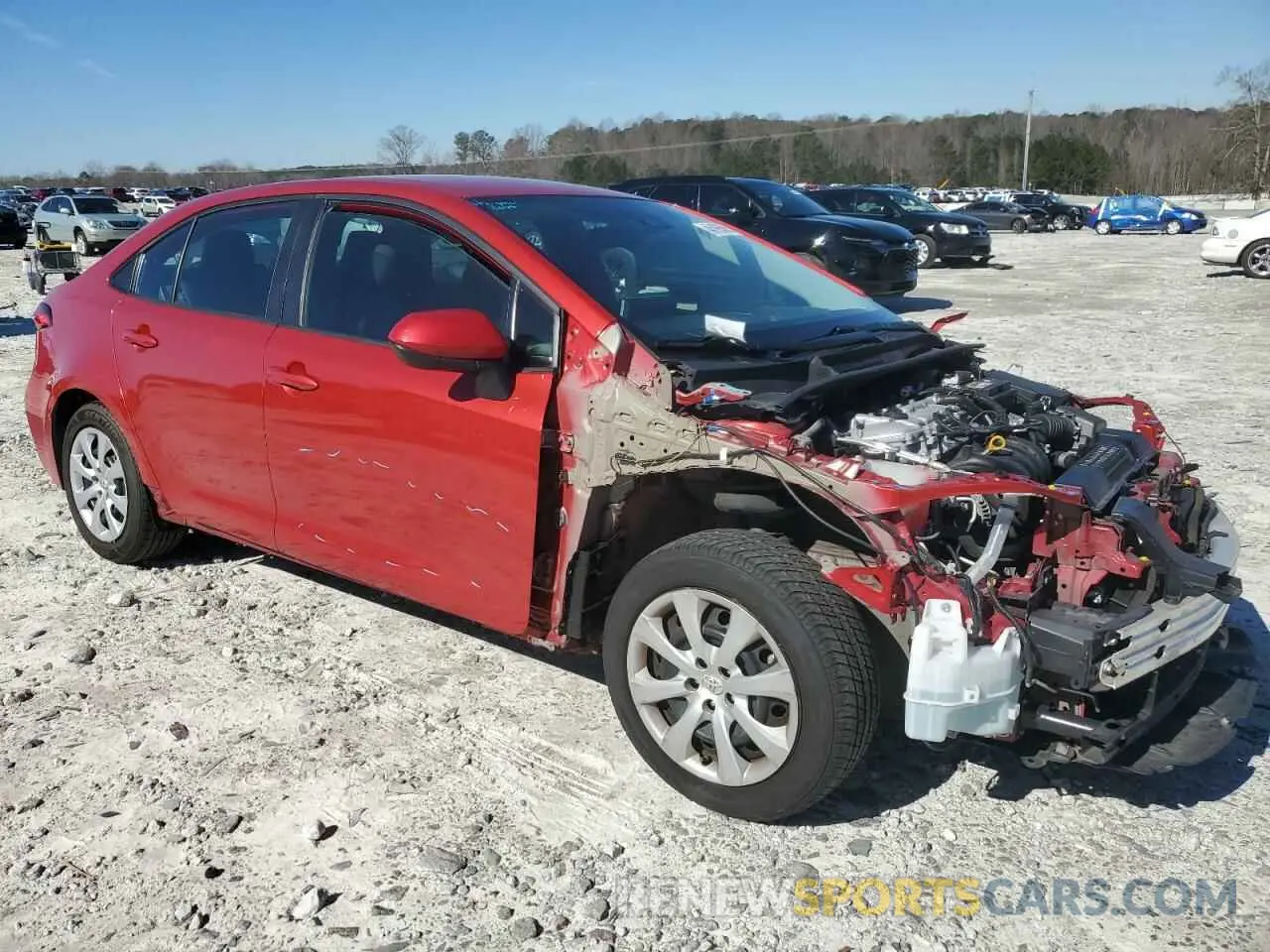 4 fotografías del automóvil dañado 5YFEPRAE3LP128548 TOYOTA COROLLA 2020