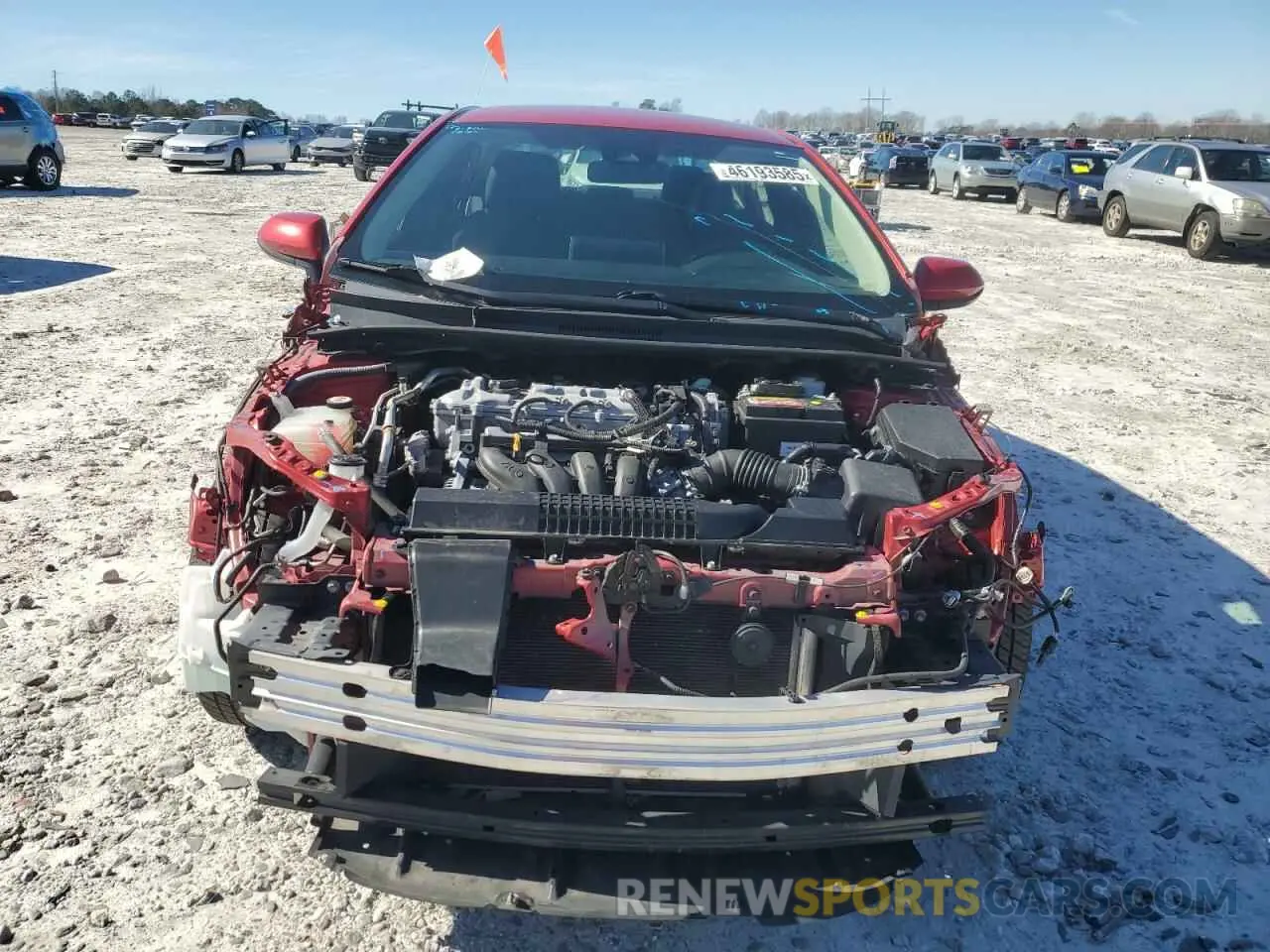 5 fotografías del automóvil dañado 5YFEPRAE3LP128548 TOYOTA COROLLA 2020