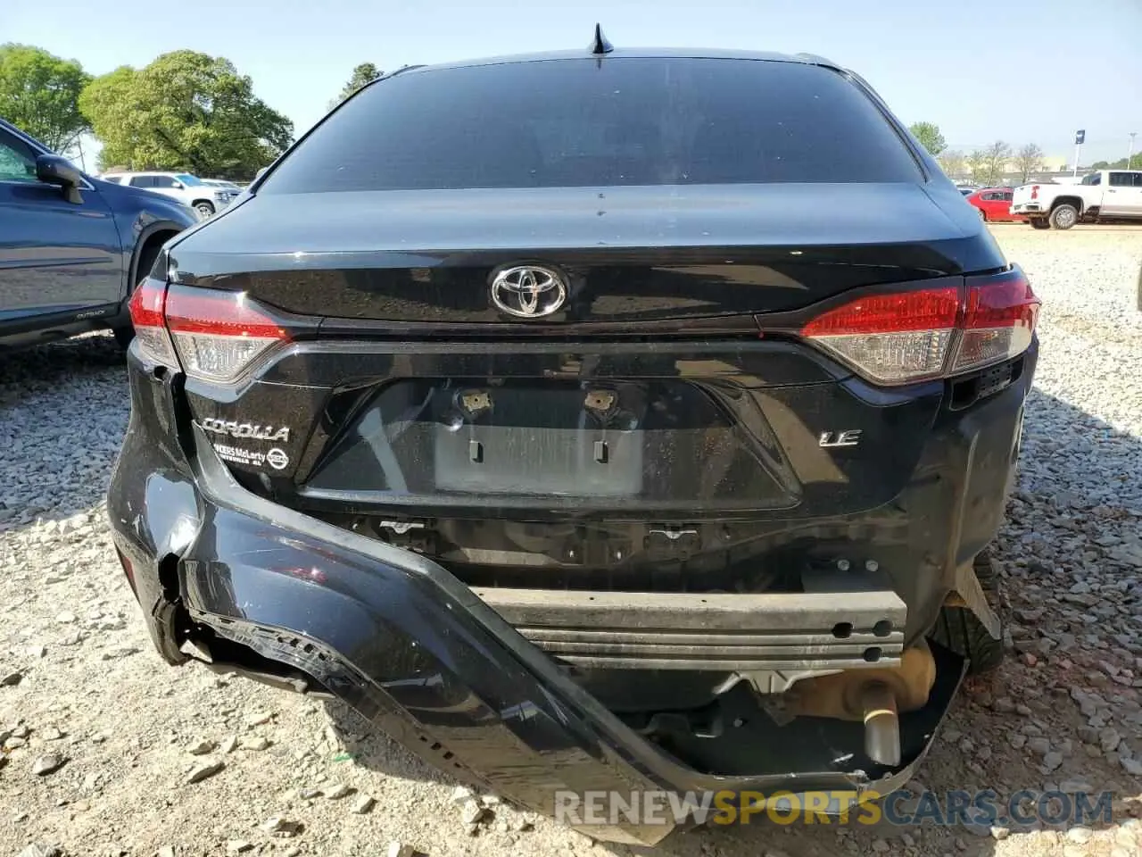 6 fotografías del automóvil dañado 5YFEPRAE3LP134687 TOYOTA COROLLA 2020