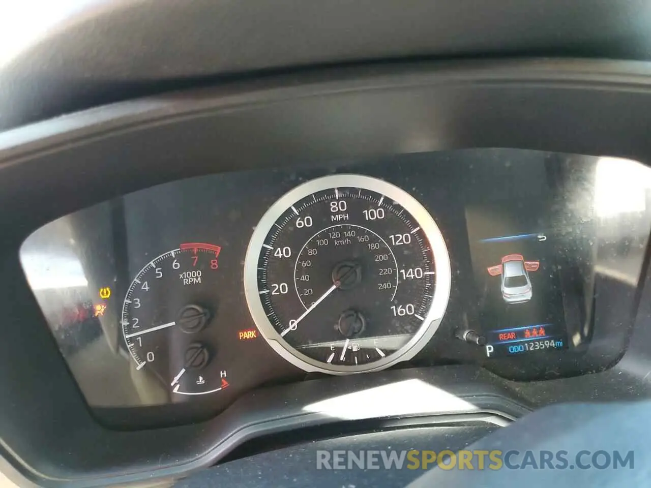 9 fotografías del automóvil dañado 5YFEPRAE3LP134687 TOYOTA COROLLA 2020