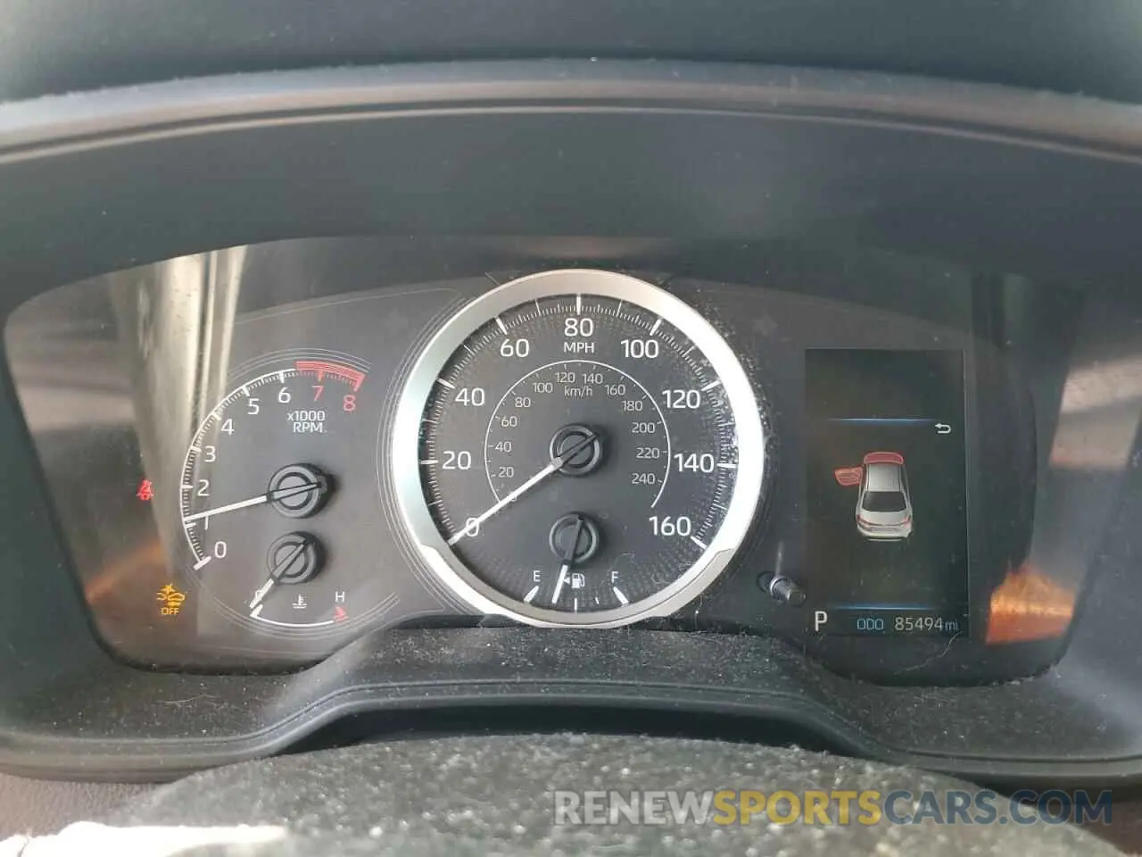 9 fotografías del automóvil dañado 5YFEPRAE3LP136973 TOYOTA COROLLA 2020