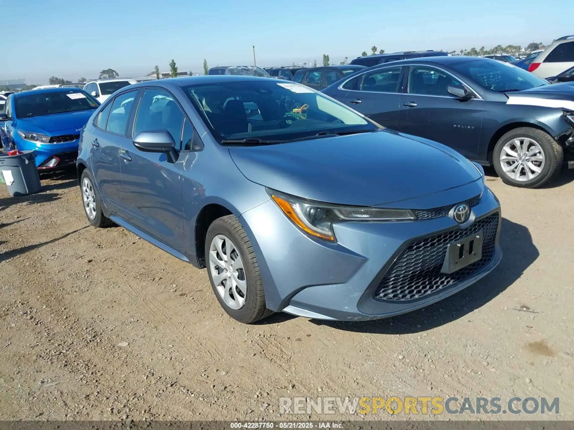 1 fotografías del automóvil dañado 5YFEPRAE3LP139033 TOYOTA COROLLA 2020