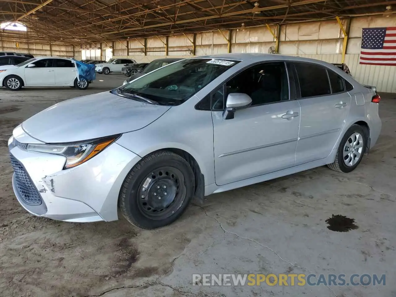 1 fotografías del automóvil dañado 5YFEPRAE3LP145897 TOYOTA COROLLA 2020