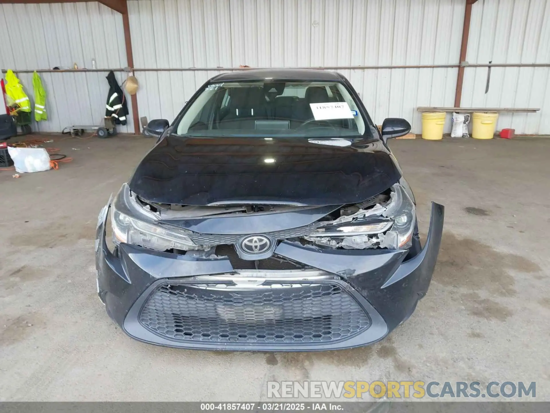 12 fotografías del automóvil dañado 5YFEPRAE4LP004997 TOYOTA COROLLA 2020