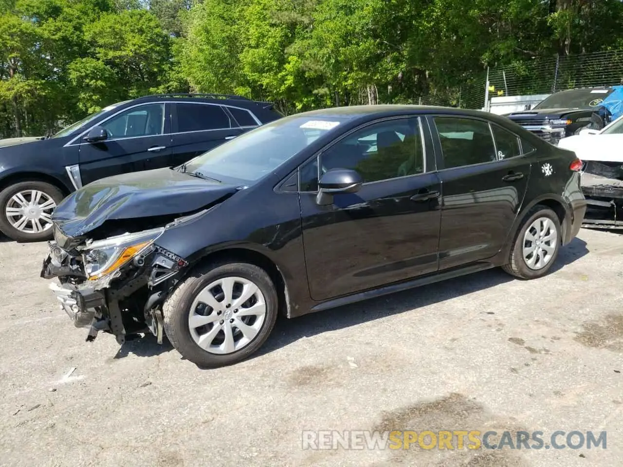 1 fotografías del automóvil dañado 5YFEPRAE4LP006958 TOYOTA COROLLA 2020