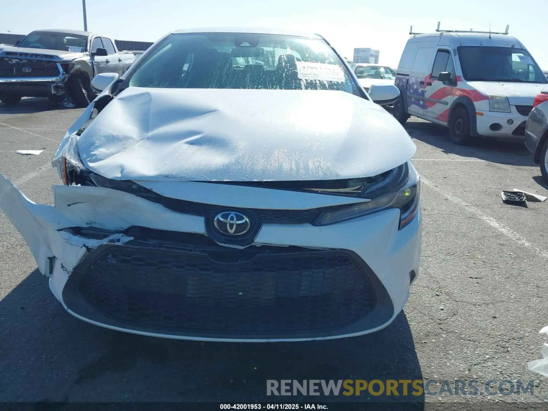 11 fotografías del automóvil dañado 5YFEPRAE4LP012856 TOYOTA COROLLA 2020