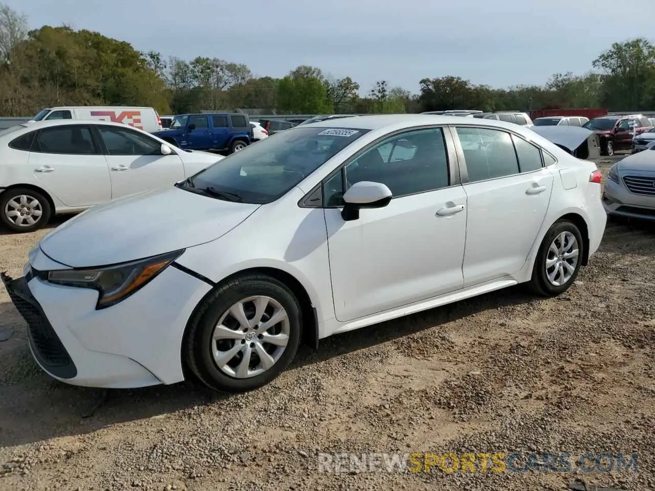 1 fotografías del automóvil dañado 5YFEPRAE4LP016938 TOYOTA COROLLA 2020