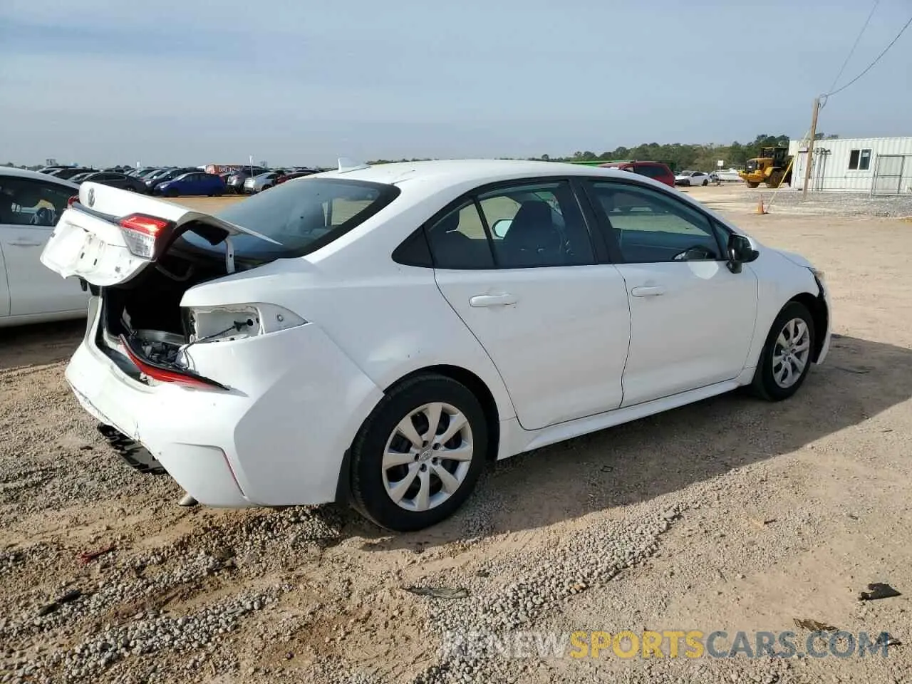 3 fotografías del automóvil dañado 5YFEPRAE4LP016938 TOYOTA COROLLA 2020