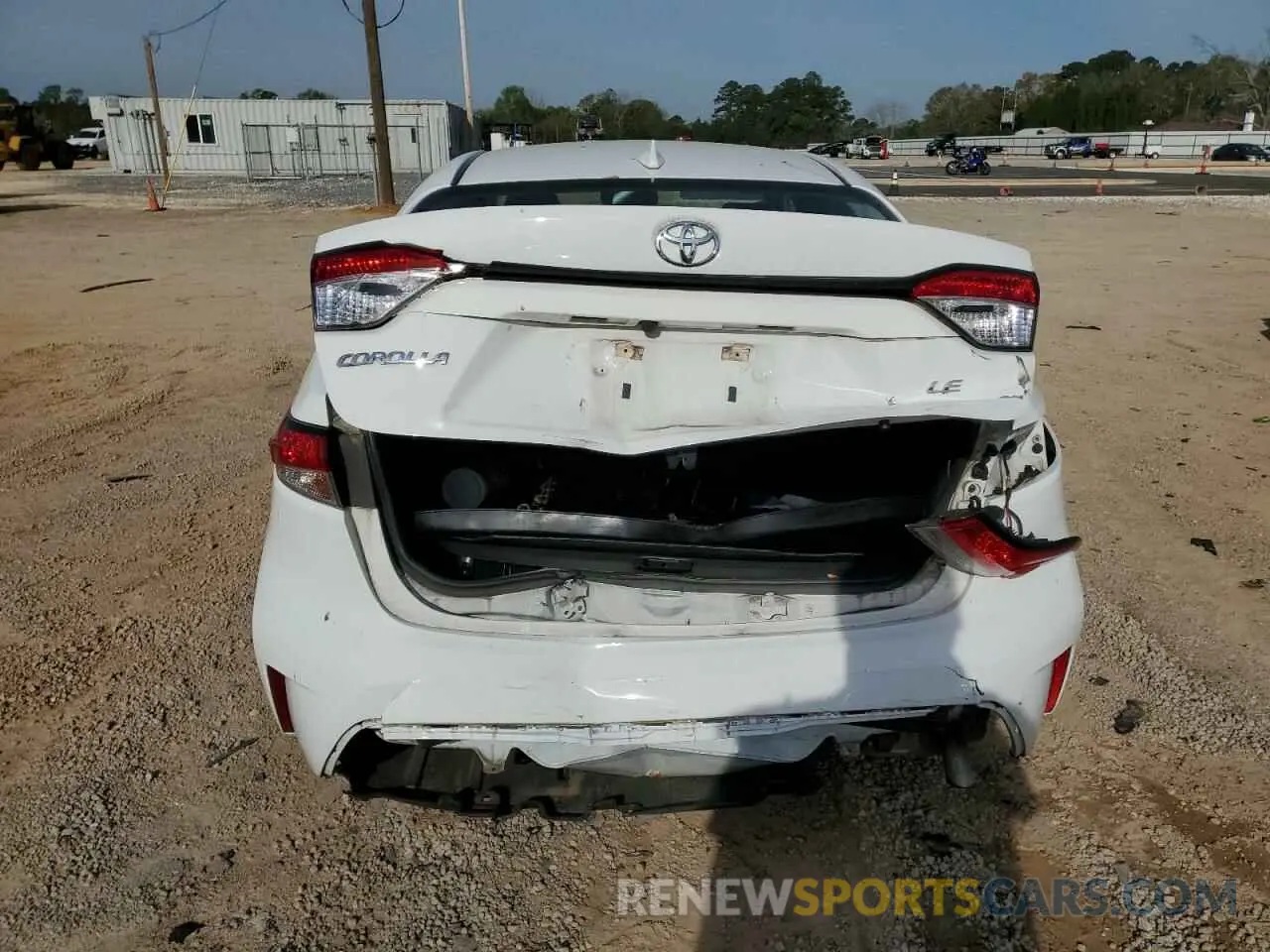 6 fotografías del automóvil dañado 5YFEPRAE4LP016938 TOYOTA COROLLA 2020