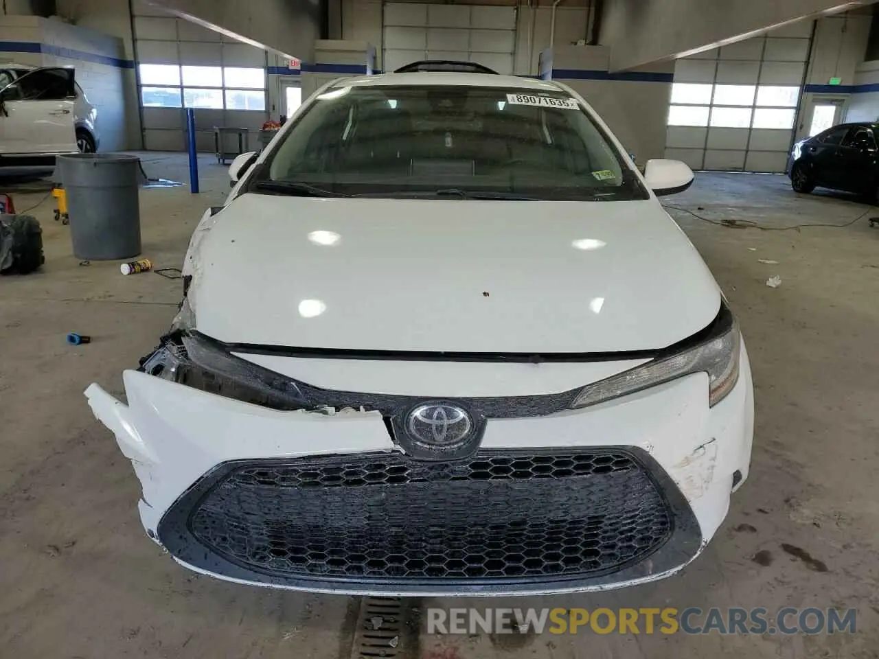 5 fotografías del automóvil dañado 5YFEPRAE4LP024263 TOYOTA COROLLA 2020