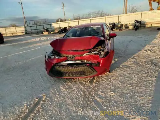 11 fotografías del automóvil dañado 5YFEPRAE4LP026594 TOYOTA COROLLA 2020