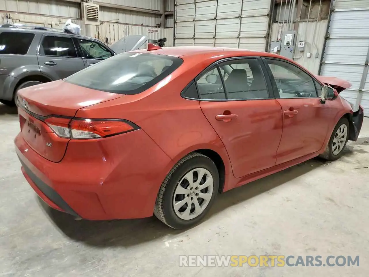 3 fotografías del automóvil dañado 5YFEPRAE4LP026594 TOYOTA COROLLA 2020