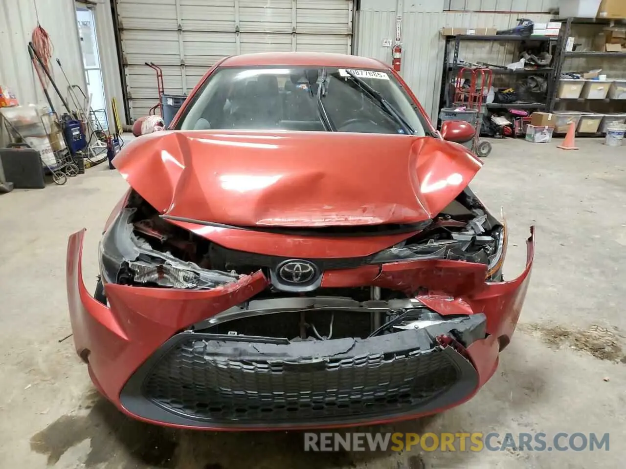 5 fotografías del automóvil dañado 5YFEPRAE4LP026594 TOYOTA COROLLA 2020
