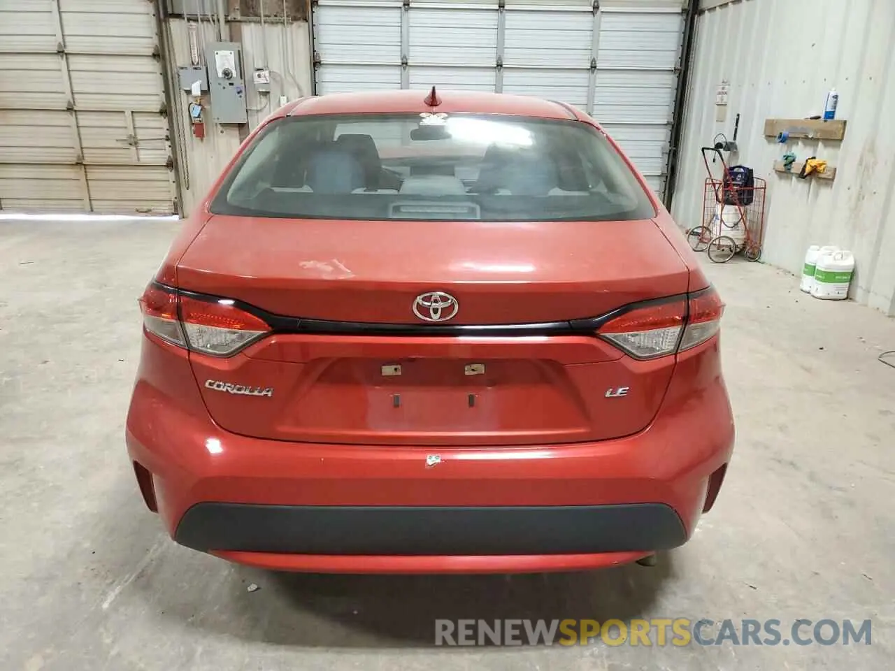 6 fotografías del automóvil dañado 5YFEPRAE4LP026594 TOYOTA COROLLA 2020