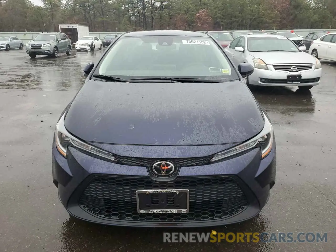 5 fotografías del automóvil dañado 5YFEPRAE4LP056419 TOYOTA COROLLA 2020