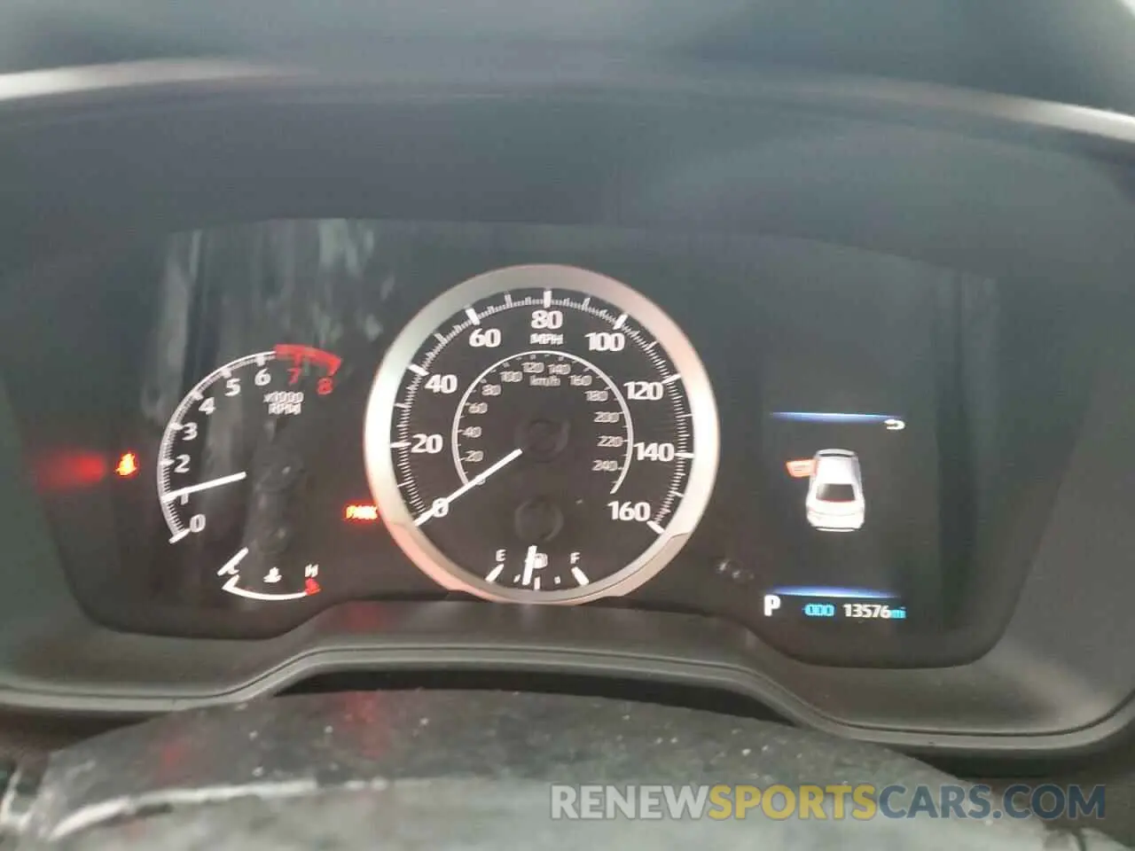 9 fotografías del automóvil dañado 5YFEPRAE4LP056419 TOYOTA COROLLA 2020