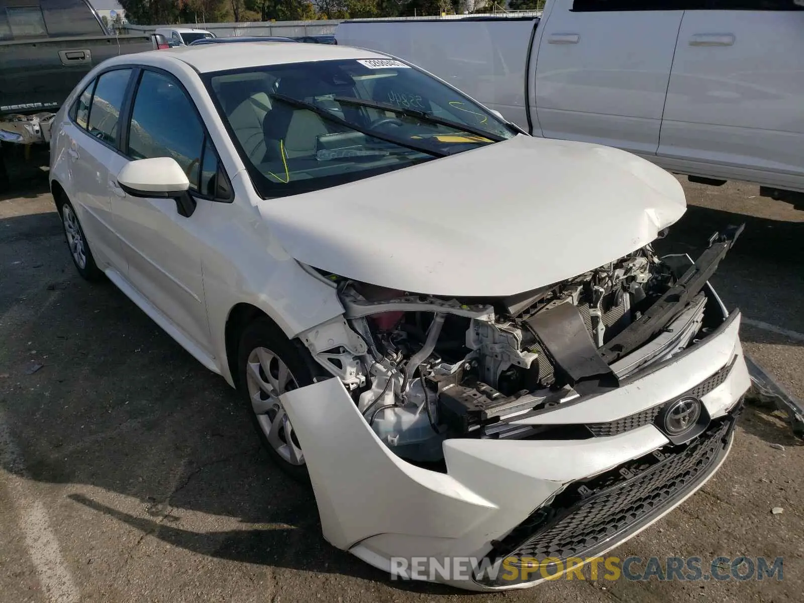 1 fotografías del automóvil dañado 5YFEPRAE4LP057909 TOYOTA COROLLA 2020