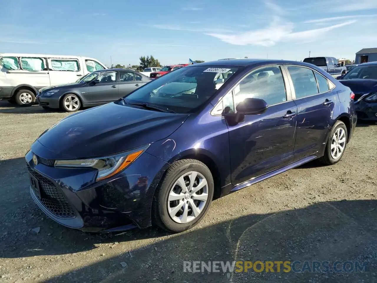 1 fotografías del automóvil dañado 5YFEPRAE4LP057988 TOYOTA COROLLA 2020